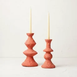 Short Clay Taper Candle Holder Red - Opalhouse™ Designed With Jungalow™ -Opalhouse Sales Store GUEST 030eda6c 85df 45b9 bbc4 07bae42656d4 1