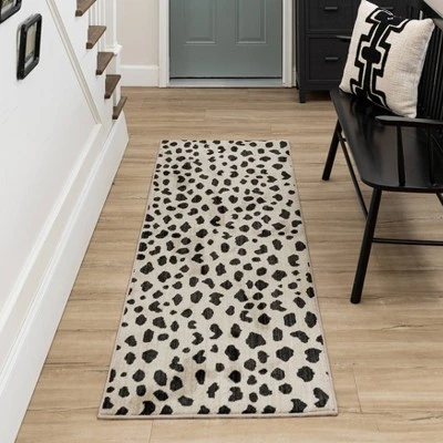 Daffodil Leopard Print Woven Rug - Threshold™ 8 Daffodil Leopard Print Woven Rug - Threshold™ - Image 8