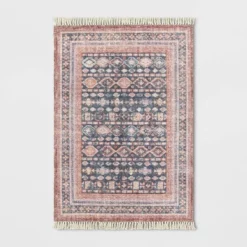Alexandra Floral Printed Border Persian Rug Blush - Opalhouse™ -Opalhouse Sales Store GUEST 13831d26 e9c0 4d66 95de 449574be25e7