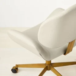 Mahonia Faux Leather Office Chair Cream/Aged Brass - Opalhouse™ Designed With Jungalow™ 9 Mahonia Faux Leather Office Chair Cream/Aged Brass - Opalhouse™ Designed With Jungalow™ -Opalhouse Sales Store GUEST 3f7c3942 9986 4909 9772 5880d96ce1e9