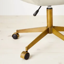 Mahonia Faux Leather Office Chair Cream/Aged Brass - Opalhouse™ Designed With Jungalow™ 10 Mahonia Faux Leather Office Chair Cream/Aged Brass - Opalhouse™ Designed With Jungalow™ -Opalhouse Sales Store GUEST 54b73936 5a21 4274 b154 b09db58cca94