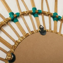 30" Dia Rattan Mirror With Cotton Cord - Opalhouse™ Designed With Jungalow™ -Opalhouse Sales Store GUEST 609e683e 9806 4ac4 8a85 94ad2e7f6e22