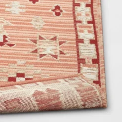 5'x7' Tapestry Rectangular Woven Outdoor Area Rug Red/Pink - Opalhouse™ -Opalhouse Sales Store GUEST 77b641b6 dcd1 40f9 b161 7be739e1e714