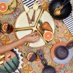 5pc Stainless Steel Silverware Set Black/Gold - Opalhouse™ Designed With Jungalow™ -Opalhouse Sales Store GUEST 9c600b8c 28d5 45e2 a4c3 ad1088a92ce8