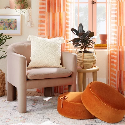 Olivia Round Pouf Rust - Opalhouse™ Designed With Jungalow™ 1 Olivia Round Pouf Rust - Opalhouse™ Designed With Jungalow™