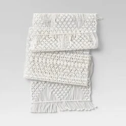 Cotton Macrame Runner White - Opalhouse™ 5 Cotton Macrame Runner White - Opalhouse™ -Opalhouse Sales Store GUEST c5fab824 fe39 4973 9dab 7f6bd6fcfb15