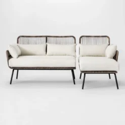 Latigo Patio Sectional Gray/Brown/Linen - Opalhouse™ -Opalhouse Sales Store GUEST d4b1765d 3cc1 40d8 be28 d2caf30cb830